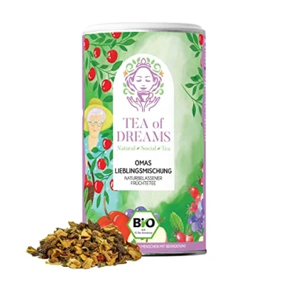 Abbildung von Früchtetee Bio Omas Lieblingsmischung Frisch fruchtige, naturbelassene Früchteteemischung loser Tee 160g