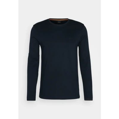 Abbildung von BOSS Tacks Langarmshirt, Herren, Größe: Medium, Dark blue