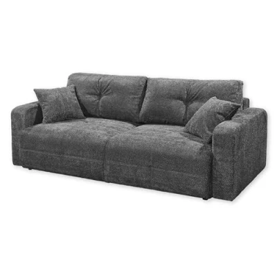 Abbildung von BULLET Bequemes Schlafsofa mit Bettkasten, Stoffbezug Anthrazit Klappbares Sofa Schlaffunktion 235 x 88 120 cm (B/H/T)