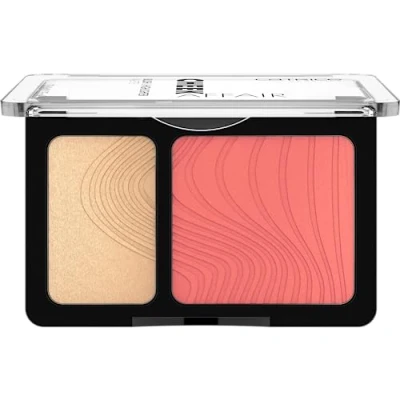 Abbildung von Catrice Cheek Affair Blush &amp; Highlighter Palette, Rougepalette, Nr. 030, Orange, 2 Orange Töne, sofortiges Ergebnis, strahlend, vegan, ohne Parfüm, Alkohol, Parabene, 1er Pack (10g)