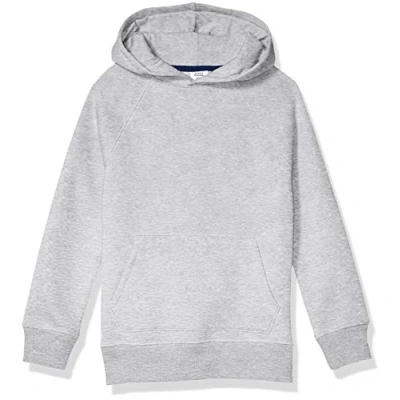 Abbildung von Amazon Essentials Jungen Fleecepullover, Kapuzenpullover und Sweatshirts, Hellgrau Meliert, 5 Jahre