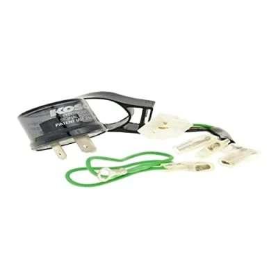 Abbildung von Blinkgeber Koso digital für LED oder Standard 3 polig 12V mit Adapterkabel