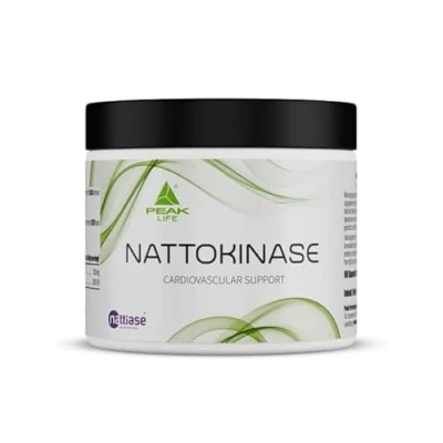 Abbildung von PEAK Nattokinase 90 Kapseln I Portionen 2000 FU pro Portion Nattiase Herz Kreislauf System Blutdruck vegan 72 g