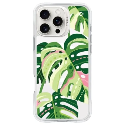 Abbildung von CYRILL von Spigen UltraSheer Mag Muster Hülle Kompatibel mit iPhone 16 Pro (2024) Monstera Leaves