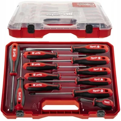 Abbildung von MILWAUKEE 4932472003 Schraubendrehersatz 12 PH0, PH1, PH2, PZ0, PZ1, PZ2, SL2, SL2.5, SL4, SL5.5, SL6.5, SL8 kfzteile, kfzteile24, bandel online,