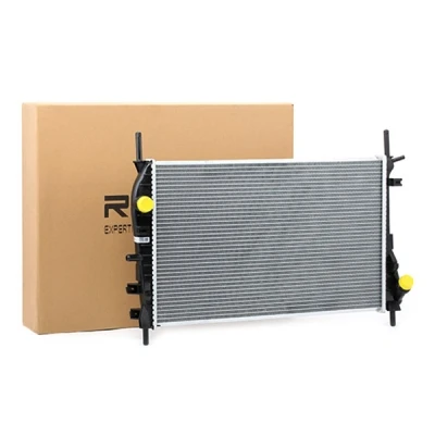 Abbildung von RIDEX 470R0048 Kühler, Motorkühlung Aluminium 621 389 26 ohne Rahmen Kühlrippen gelötet FORD: MONDEO 3 Kombi, 3, Stufenheck