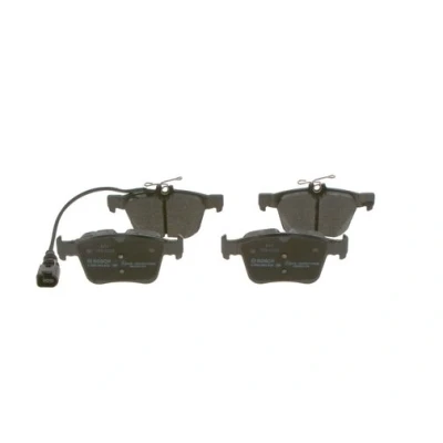Abbildung von BOSCH 0 986 494 835 Bremsbelagsatz Low Metallic mit integriertem Verschleißsensor Anti Quietsch Blech AUDI: A3 Sportback, Limousine, TT Coupe