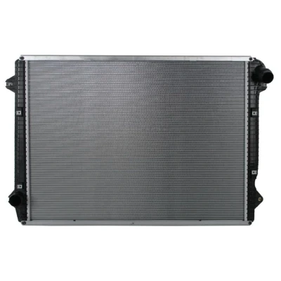 Abbildung von NISSENS 606320 Kühler, Motorkühlung Aluminium 970 728 42 mit Rahmen Kühlrippen gelötet