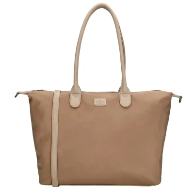 Abbildung von Charm London Buckingham Mono Laptopbag lichttaupe Schulrucksäcke umhängetasche damen