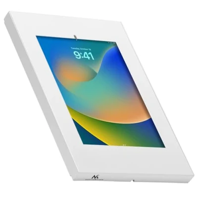 Abbildung von Maclean MC 474 Tablet Wandhalterung mit Diebstalschutz Universal Halterung Kompatibel 9.7&quot; 11&quot;, iPad/iPad Air/iPad Pro, Samsung Galaxy Tab A/Tab A7/Tab S6 Lite VESA Montage 75x75 (Weiß)
