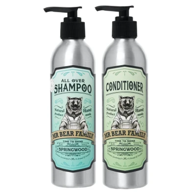 Abbildung von Mr Bear Family KIT Shampoo &amp; Conditioner Springwood Haarset, Herren, Größe: One Size,