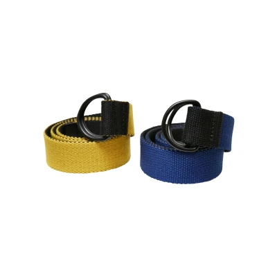 Abbildung von Urban Classics 2 PACK Flechtgürtel für Kinder, Größe: S/M, black royal yellow