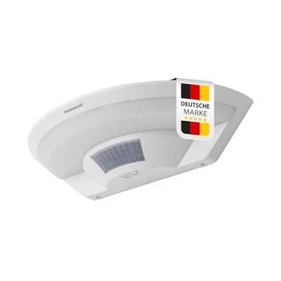 Abbildung von LED Aussenleuchte mit Bewegungsmelder Wand leuchte Wandlampe Flurleuchte Fluter 10W weiß modern IP54 SETA