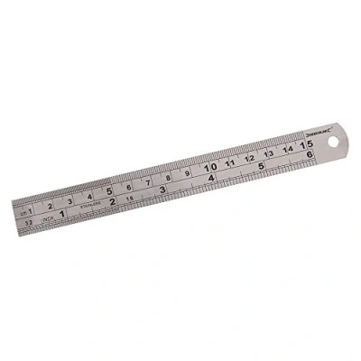 Abbildung von Silverline MT65 Stahlmaßstab 150 mm