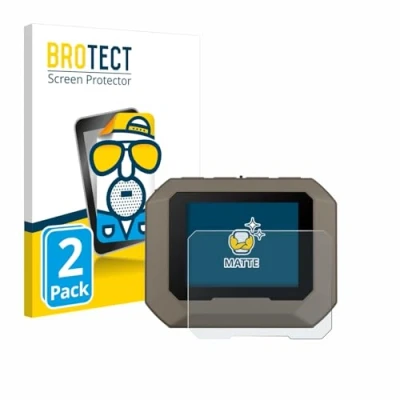 Abbildung von BROTECT Entspiegelungs Schutzfolie für Garmin Xero C1 Pro (2 Stück) Matte Displayschutz Folie, Anti Reflex, Fingerprint