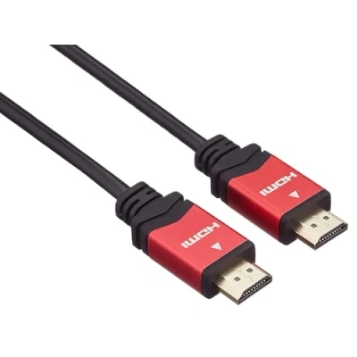 Abbildung von PremiumCord 4K High Speed ​​HDMI Kabel 1 m, Kompatibel mit Video 2160p, FULL HD 1080p, Deep Color, 3D, ARC, HDR, 10,2Gbps, vergoldete Anschlüsse, schwarz, kphdmg1