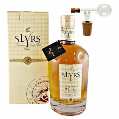 Abbildung von Slyrs Classic Single Malt Whisky + 1 Glaskugelportionierer zum feinen Dosieren