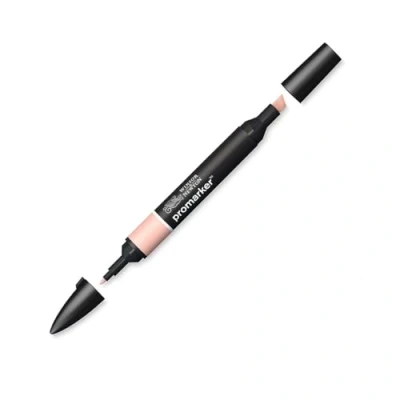Abbildung von Winsor &amp; Newton &quot; ProMarker 0203370 Professioneller Layoutmarker 2 Spitzen, fein breit für Zeichnungen, Design Layouts Weicher Pfirsich