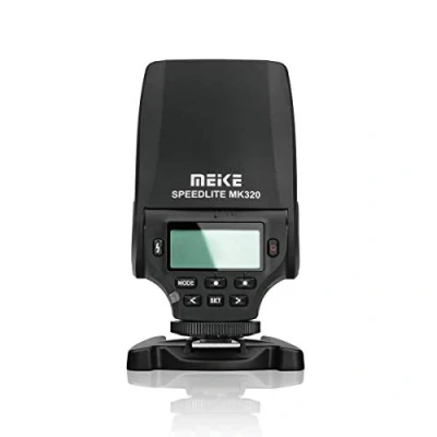 Abbildung von Meike MK320 Speedlite TTL GN32 LCD Display Master Flash für Fujifilm Kamera X T1 M1 X100s X100t X30 Pro 1 A1 A2 E1 E2 S1 SL1000 LED Assistive Preview Focus