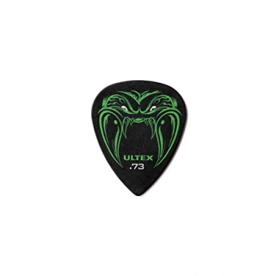 Abbildung von JIM DUNLOP Plektrum Ultex Hetfield&#039;s Black Fang 0,73mm 6 Stück, Schwarz