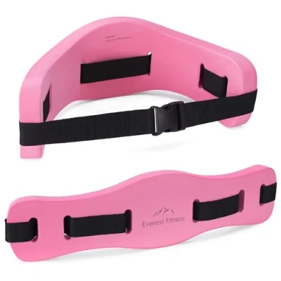 Abbildung von EVEREST FITNESS Schwimmgürtel in Pink Aqua Jogging Gürtel Schwimmgurt Erwachsene Aquafitness Zubehör Aquajogging Belt für Damen und Herren bis 100 kg