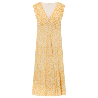 Abbildung von SPRINGFIELD Damen Kleid, Gold/Mustard, XL