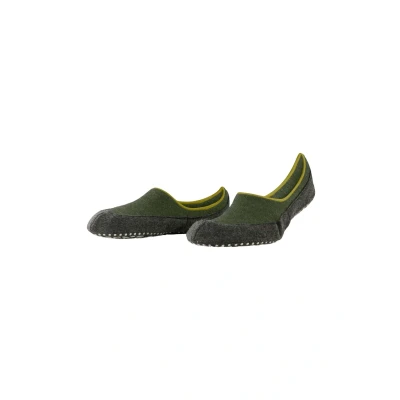 Abbildung von FALKE Herren Cosyshoe Invisible M Hp Wolle Rutschhemmende Noppen Stoppersocken, Grün Dark Moss 7617, 41/42 EU