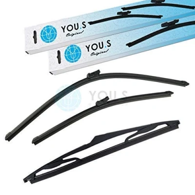 Abbildung von YOU.S SCHEIBENWISCHER SET VORNE + HINTEN 650 475 300 mm (3 Stück)