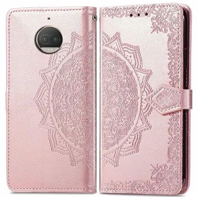 Abbildung von BIIULHCI Hülle für Motorola Moto G5S Plus,Klappbar Leder Tasche Case Cover,Handyhülle Plus Kartenfach Standfunktion Schutzhülle Klapphülle Lederhülle