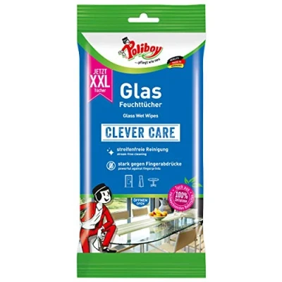 Abbildung von Poliboy XXL Glas Feuchttücher 24 St. Reinigungstücher (24 tlg)