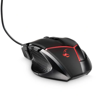 Abbildung von Mediarange Gaming Maus optisch mit Kabel 9 Tasten 4200 dpi schwarz MRGS200