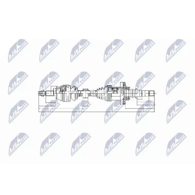 Abbildung von NTY NPW TY 063 Antriebswelle Vorderachse TOYOTA: Avensis III Station Wagon, Limousine