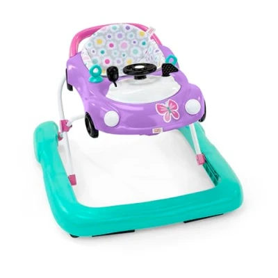 Abbildung von Bright Starts Little Speedster 3 in 1 Auto Lauflernhilfe, Lila Power, Baby Aktivitten Lauflernhilfe fr Jungen und Mdchen, 6 Monate+
