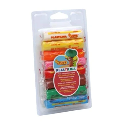 Abbildung von Jovi Plastilina Knete VE=8 Farben a 15g Blister