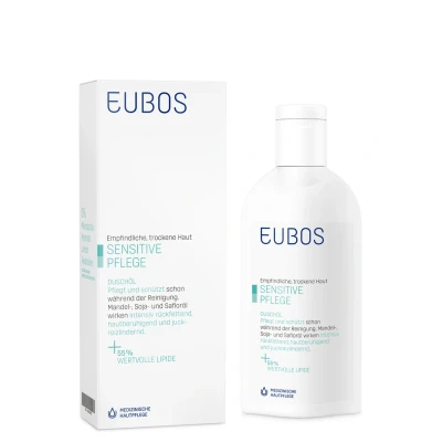 Abbildung von Eubos Sensitive Pflege DUSCHÖL Körperöl, Größe: 200 ml, Transparent