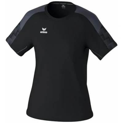 Abbildung von Erima Damen EVO Star leichtes T Shirt (1082435), schwarz/Slate grey, 34