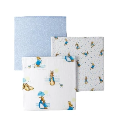Abbildung von Beatrix Potter Peter Muslin Squares Set of 3