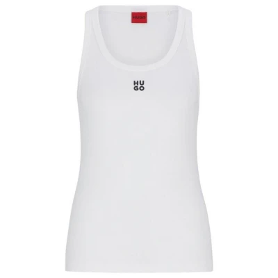 Abbildung von HUGO Datamia Top, Damen, Größe: XXL, White