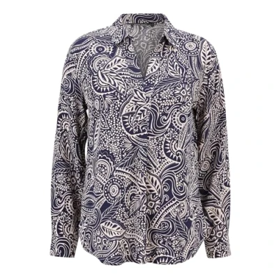 Abbildung von Betty Barclay Langarm Bluse, Damen, Größe: 36, Blau beige