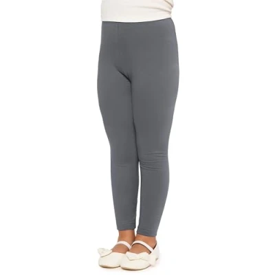 Abbildung von Merry Style Mädchen Lange Leggings aus Baumwolle MS10 225 (Grau, 158 cm)