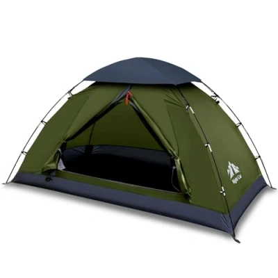 Abbildung von Night Cat Zelt für 2 Personen Camping: Wasserdicht Rucksackzelte Mann Einfache Einrichtung Leichtgewichtig Wanderungen im Hinterhof