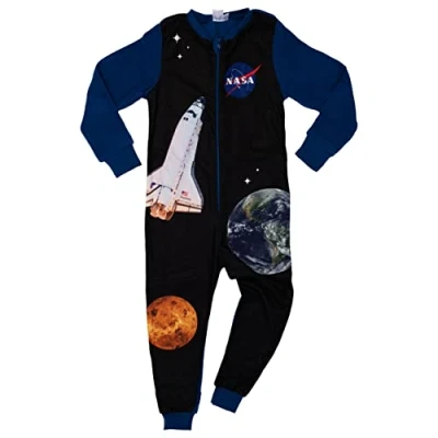 Abbildung von United Labels NASA Pyjama für Kinder, Größe: 110/116, Blau schwarz