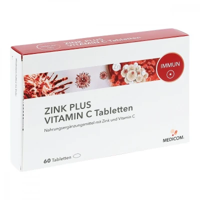 Abbildung von Zink Plus Vitamin C Tabletten