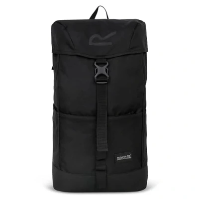 Abbildung von Regatta Rucksack Shilton 15L mit verstellbaren Schultergurten und Rückenteil für Komfort perfekt Spaziergänge, Wandern, Camping Trekking, Schwarz, M, Casual