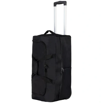 Abbildung von Reisetasche mit 2 Rollen XL Trolley Rollkoffer 70 Liter Schwarz