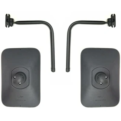 Abbildung von MelTruck® 2x Außenspiegel Spiegel 305x205 ø15 28 mm Spiegelhalter SET LKW Bagger Traktor