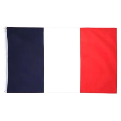 Abbildung von AZ FLAG Flagge Frankreich 90x60 cm Französische Fahne 100% Polyester mit Messing Ösen 50g