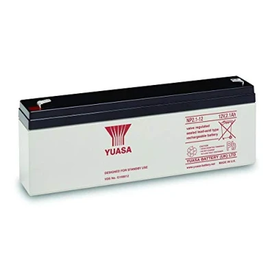 Abbildung von Yuasa NP2.1 12 Blei Säure (VRLA) 2.1Ah 12V UPS Batterie
