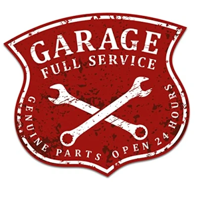 Abbildung von Finest Folia Retro Vintage Aufkleber Sticker Old School Ace Kult Rockabilly (#28 Garage Full Service)