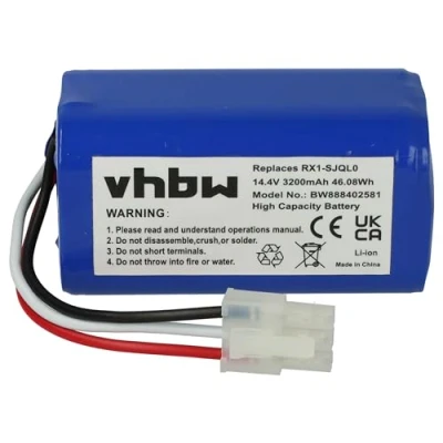 Abbildung von vhbw Akku kompatibel mit Miele Scout RX1 Home Cleaner Heimroboter (3200mAh, 14,4V, Li Ion)